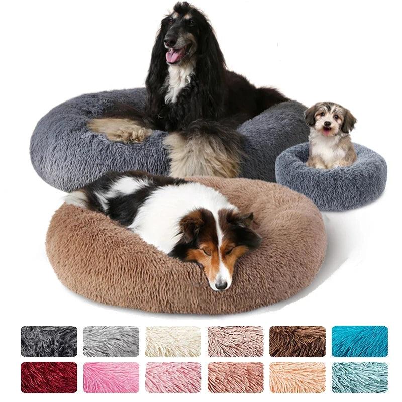 Plush Round Pet Bed